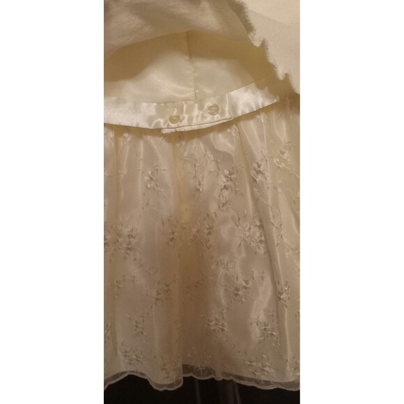 American Princess Girl's Ivory Chiffon Taffeta Formal /Party Dress Size 3/3T NWT - Picture 6 of 10